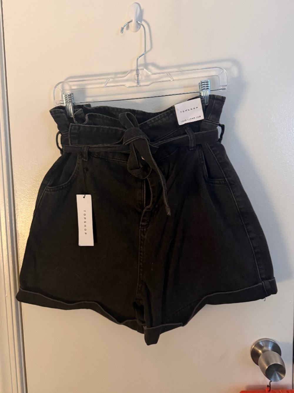NWT TopShop Black Shorts